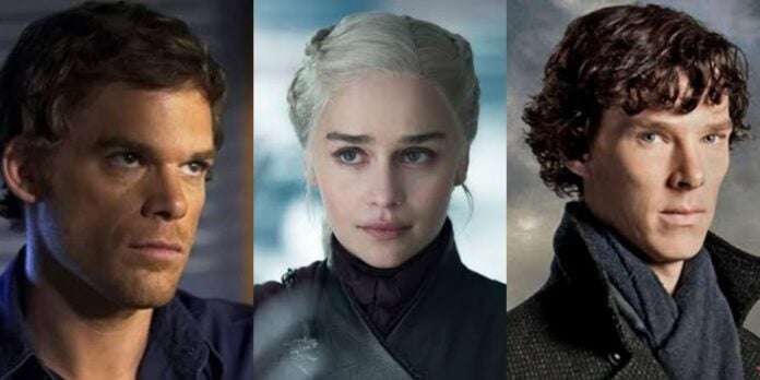 'Dexter','Game of Thrones', 'Sherlock' (Image: Showtime, HBO, BBC)