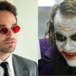 Charlie Cox as Daredevil and Heath Ledger as The Joker (Image: Marvel, Warner Bros)