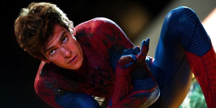 Andrew Garfield as Spider-Man (Image: Sony)