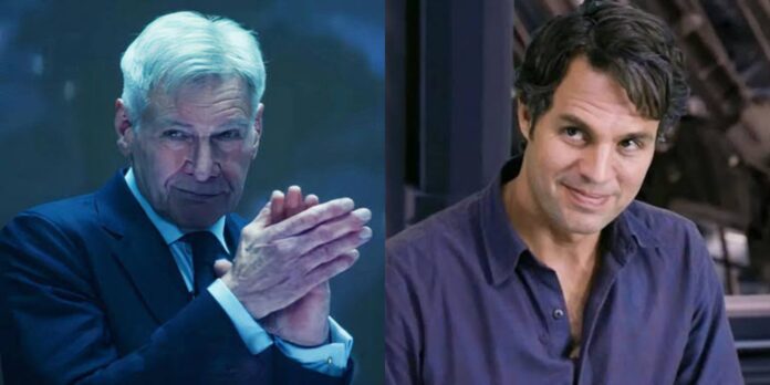 Harrison Ford as Ross and Mark Ruffalo as Bruce Banner (Image: Marvel)