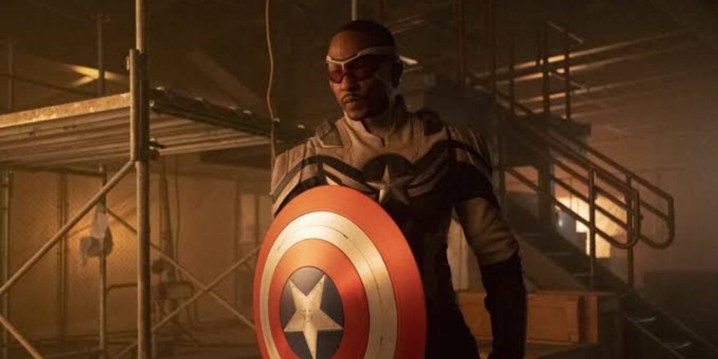 Anthony Mackie as Captain America (Image: Marvel)