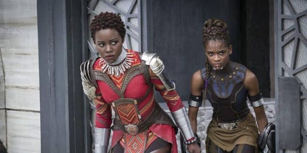 Lupita Nyogo in Black 'Panther' (Image: Marvel)