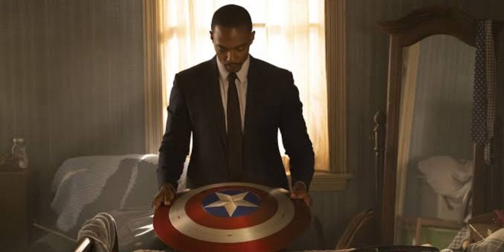 Anthony Mackie as Captain America (Image: Marvel)