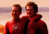Andrew Garfield and Tobey Maguire as Spider-Men (Image: Marvel)