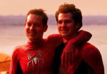 Andrew Garfield and Tobey Maguire as Spider-Men (Image: Marvel)