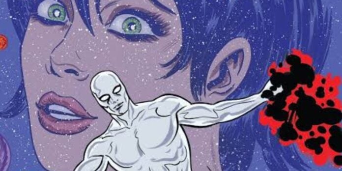 Silver Surfer and Dawn (Image: Marvel)