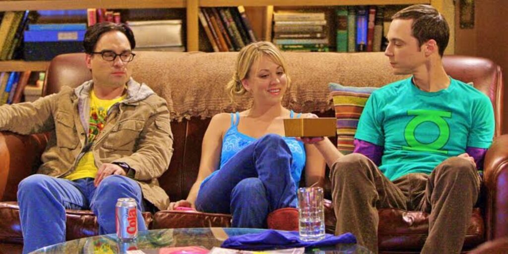 Sheldon, Leonard, and Penny in 'The Big Bang Theory' (Image: Warner Bros.)