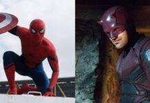 Tom Holland as Spider-Man and Charlie Cox as Daredevil (Image: Marvel)