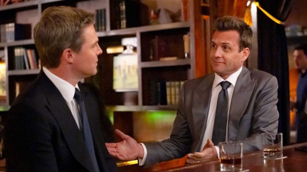 Ted and Harvey in 'Suits LA'