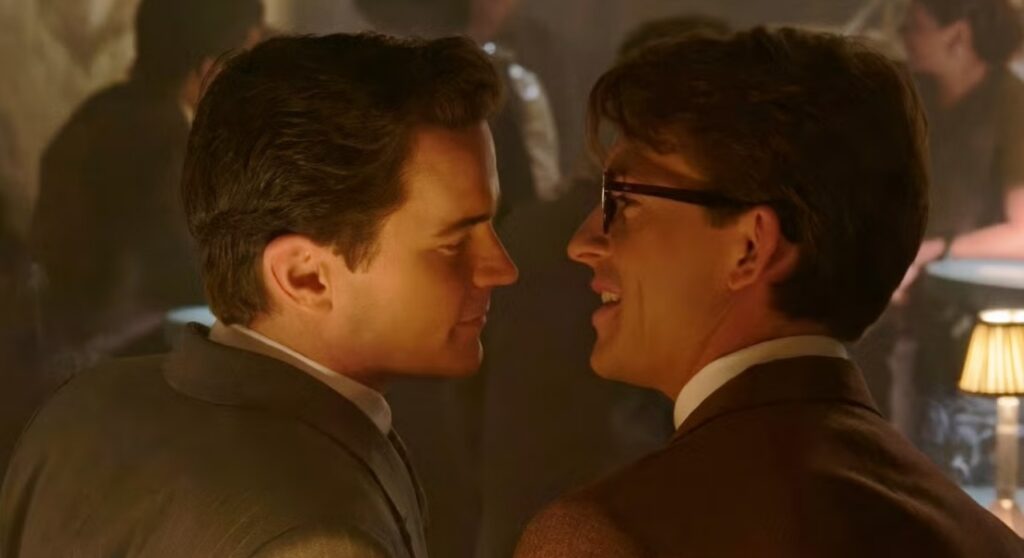 Hawkins and Laughlin in 'Fellow Travelers' (Image: Prime Video)