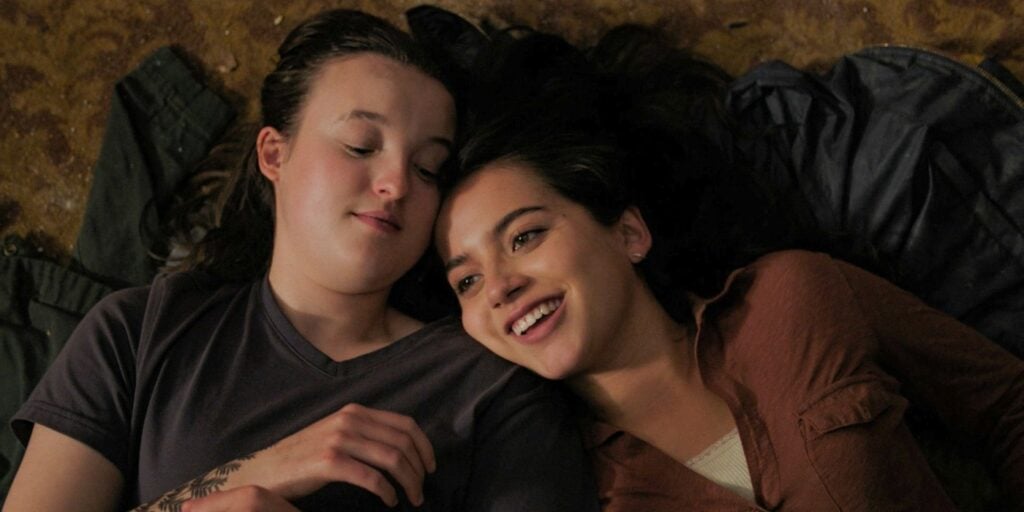 Bella Ramsey as Ellie and Isabela Merced as Dina (Image: HBO)