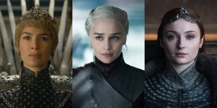 Cersei Lannister, Daenerys Targaryen, and Sansa Stark (Image: HBO)