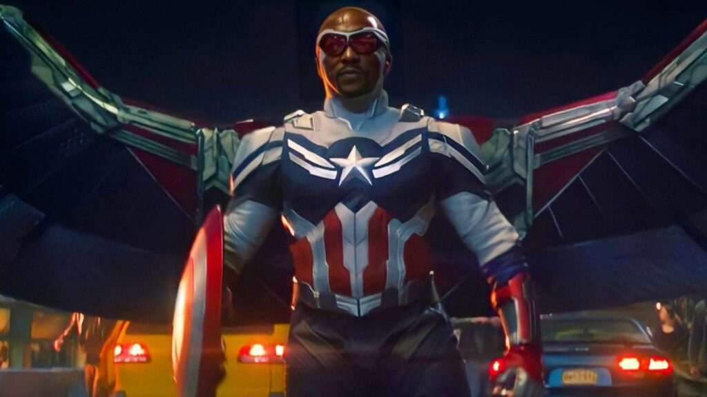 Anthony Mackie as the New Captain America