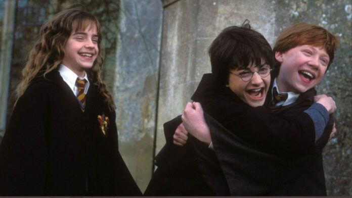 Golden trio from 'Harry Potter' films