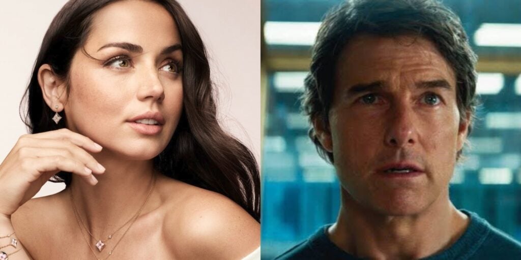 Ana De Armas and Tom Cruise in Mission Impossible (Image: Paramount Pictures, instagram @ana_d_armas)