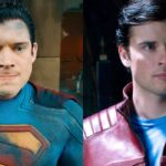 David Corenswet as Superman and Tom Welling as Superman (Image: Warner Bros.)