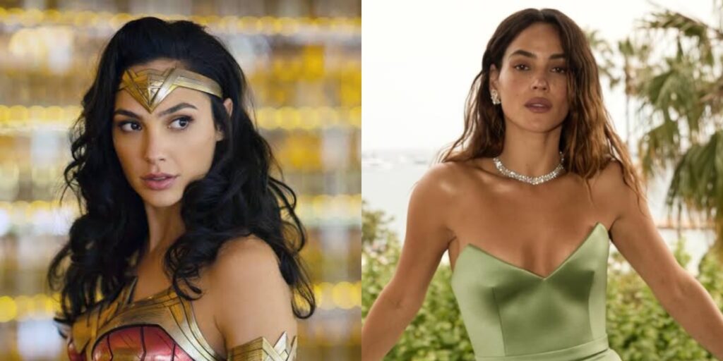 Gal Gadot as Wonder Woman and Adria Arjona (Image: Warner Bros)