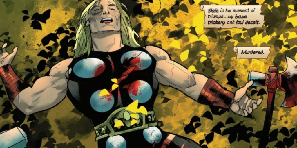 Thor Dying (Image: Marvel)