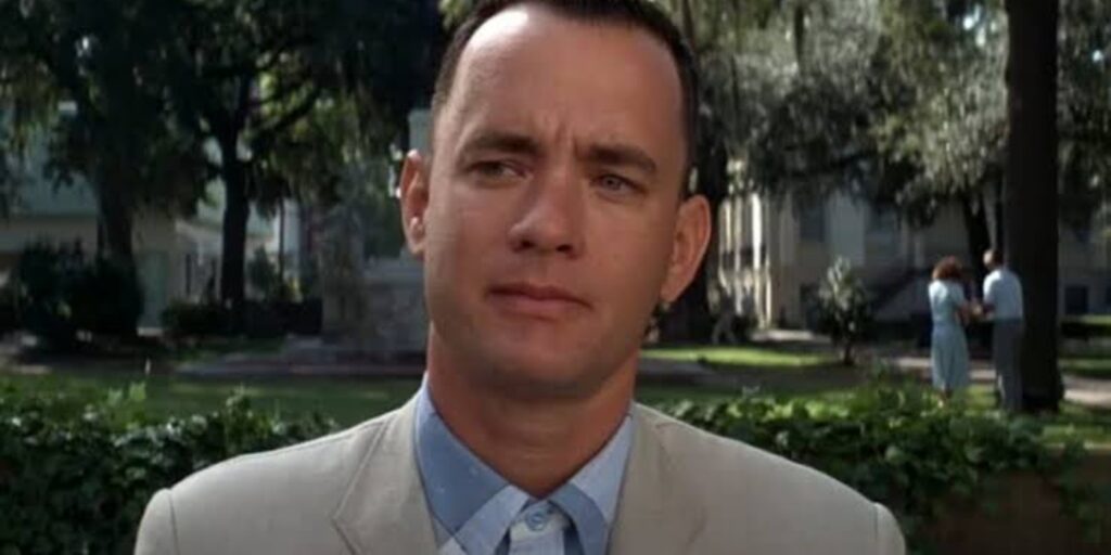 Tom Hanks as Forrest Gump (Image: Paramount)