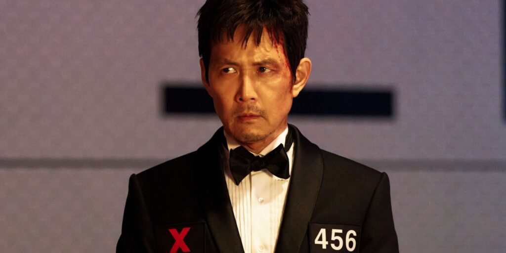 Gi-Hun in 'Squid Game' (Image: Netflix)