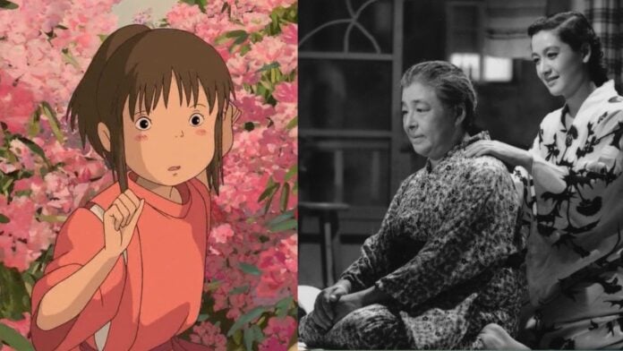 'Spirited Away' and 'Tokyo Story'