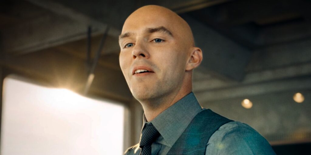 Nicholas Hoult as Lex Luthor (Image: Warner Bros)