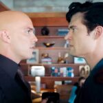 Nicholas Hoult as Lex Luthor and David Corenswet as Superman (Image: Warner Bros.)