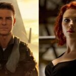 Tom Cruise in 'Top Gun Maverick' and Scarlett Johansson in 'Avengers Age Of Ultron'