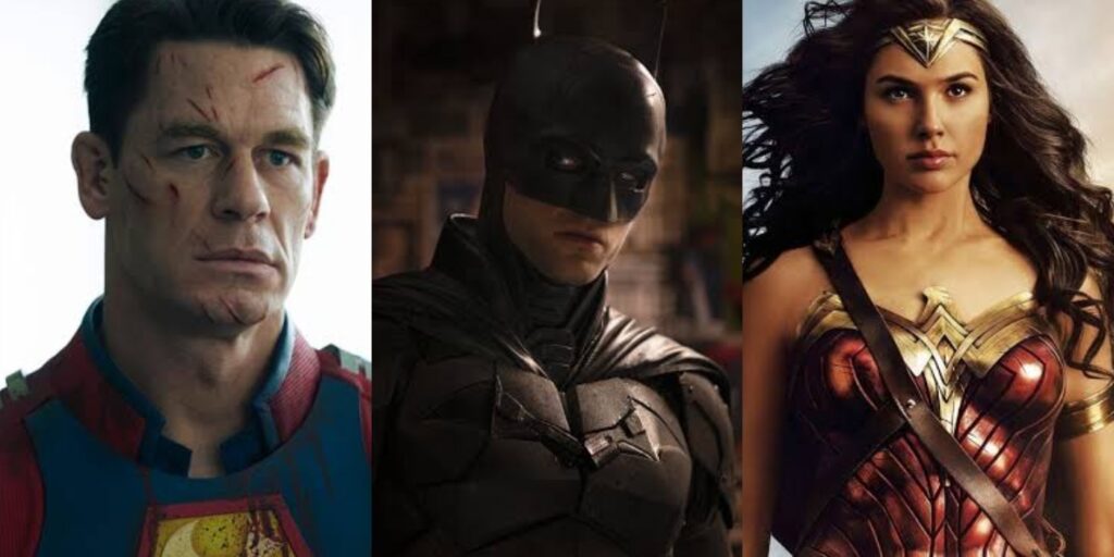 Peacemaker, Wonder Woman, and Batman (Image: Warner Bros)