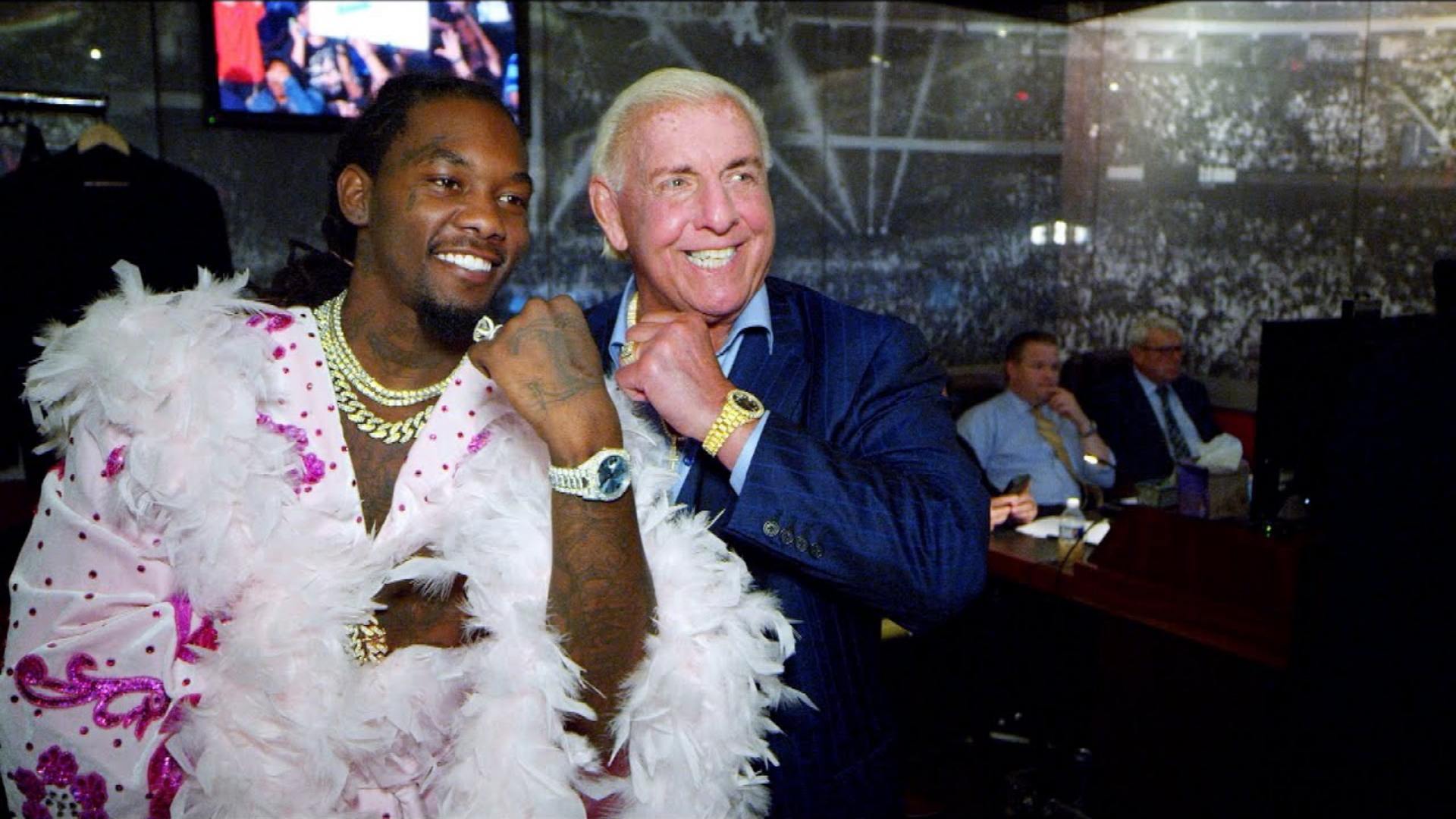 Ric Flair (WWE Legend) vs. Offset (Migos Rapper)