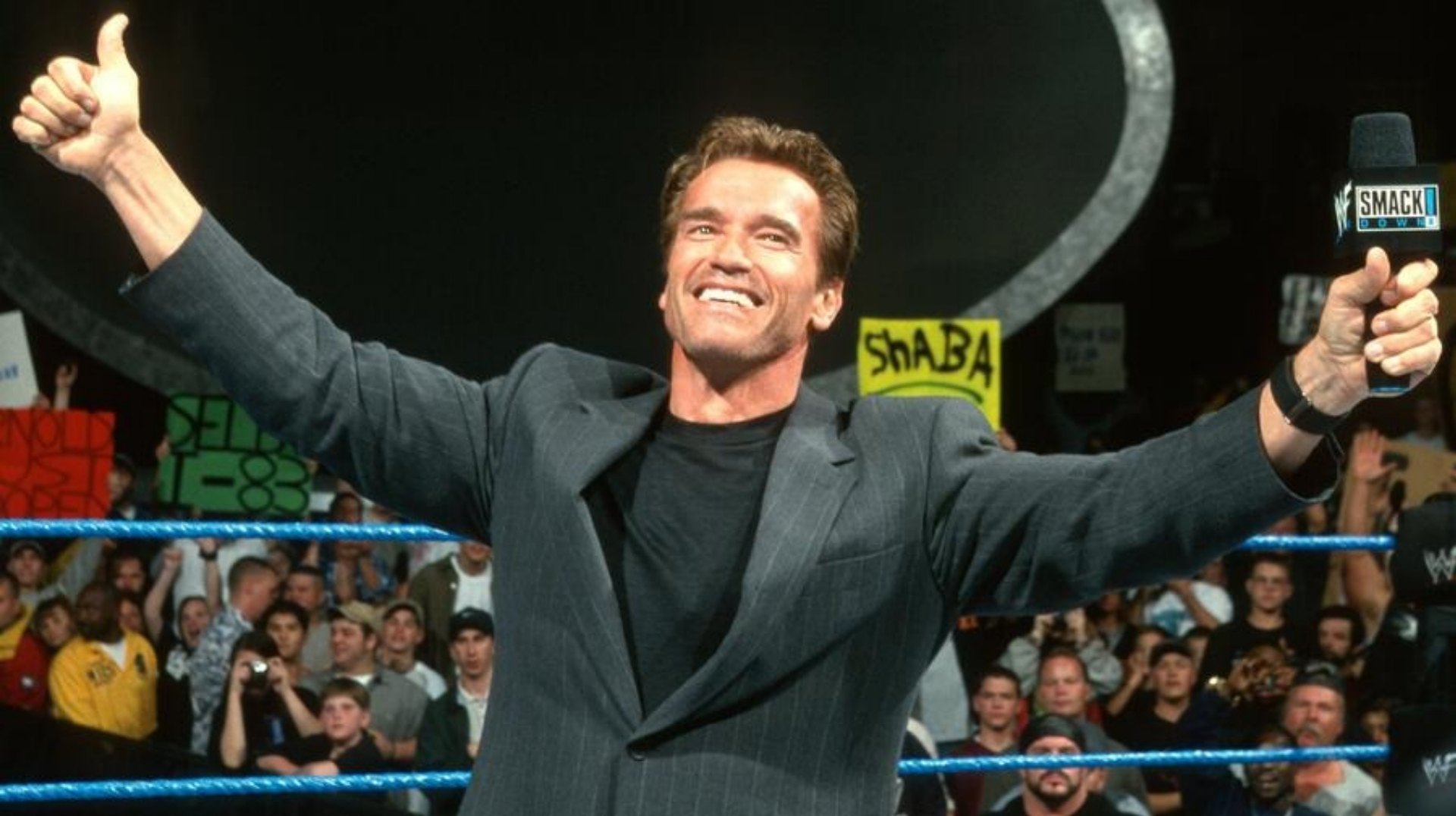 10. Arnold Schwarzenegger (SmackDown 1999, WWE Hall of Fame 2015)