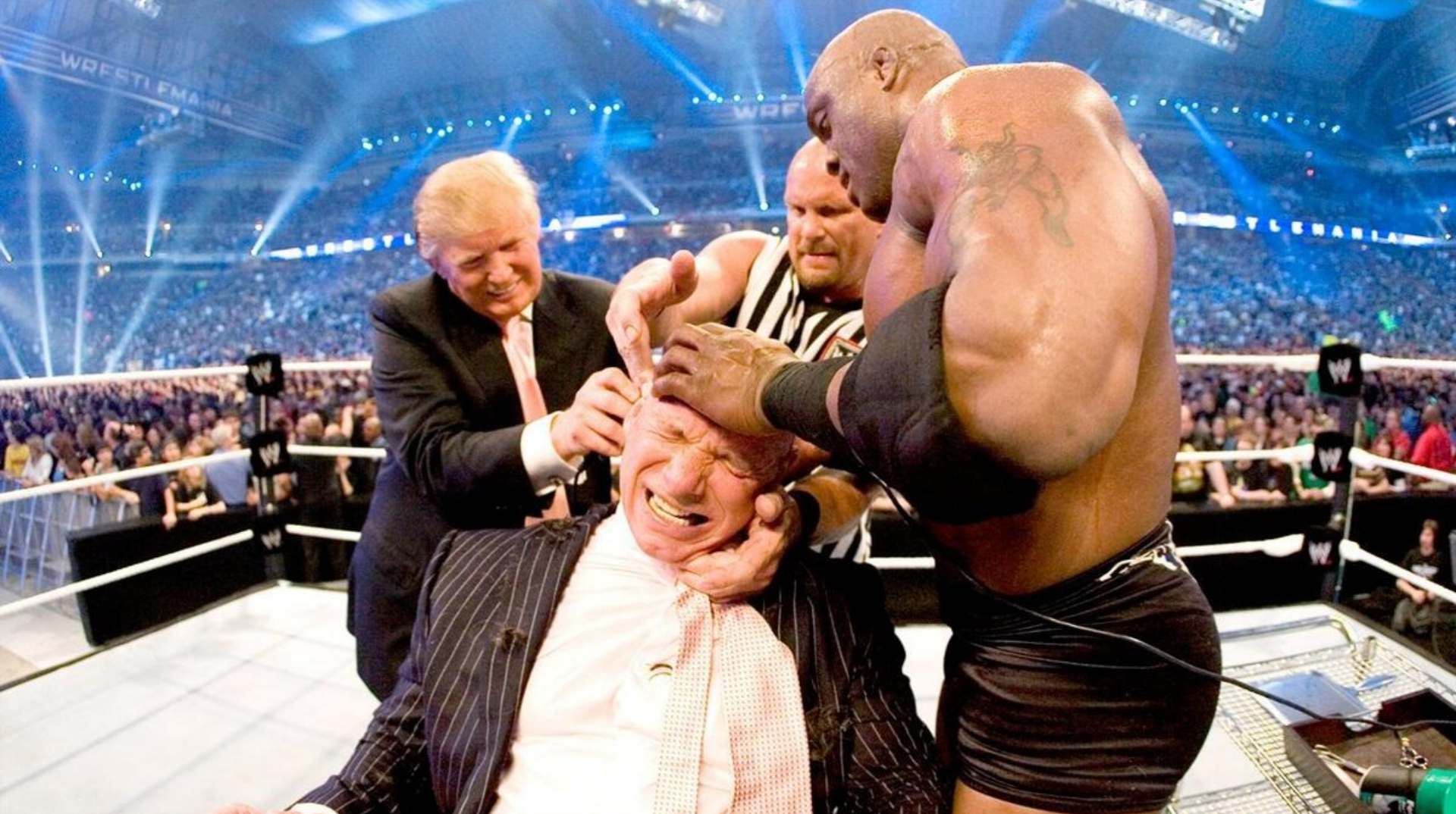 7. Donald Trump (WrestleMania 23, Monday Night Raw)