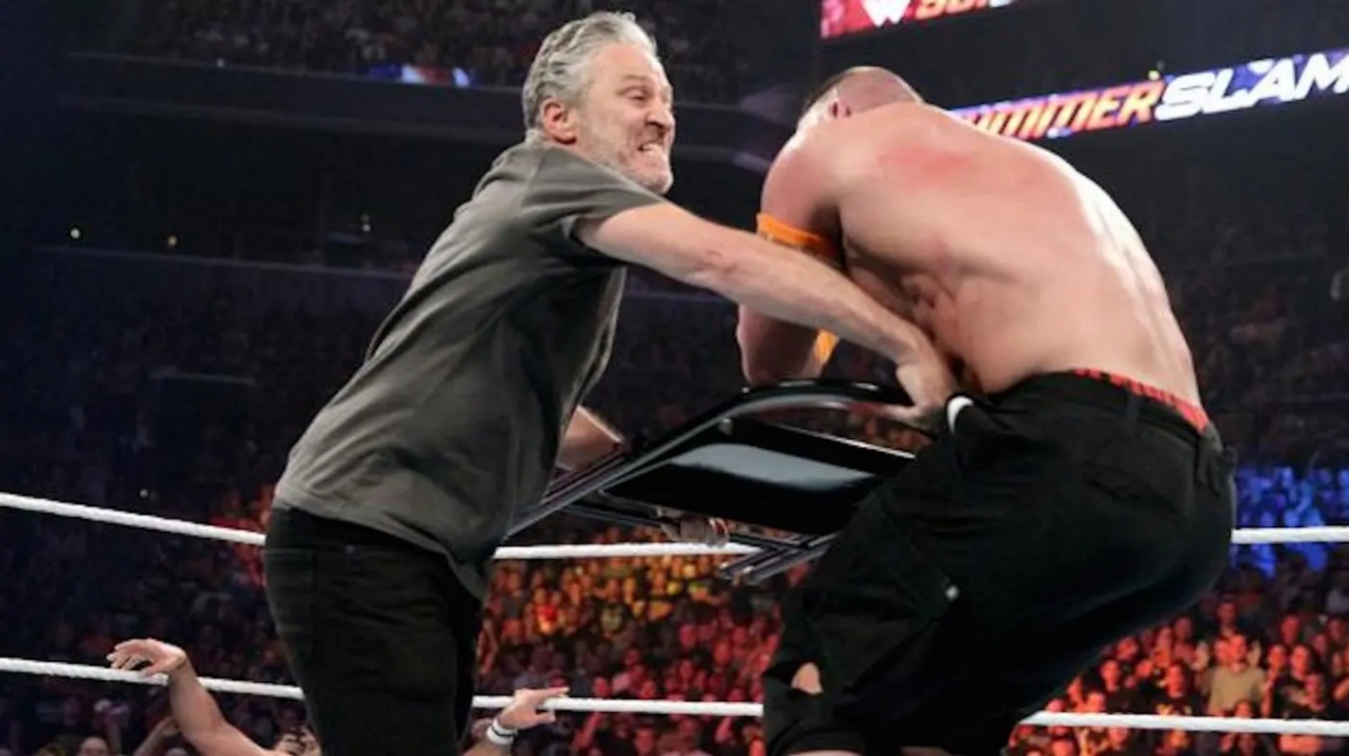 13. Jon Stewart (SummerSlam 2015, Monday Night Raw)