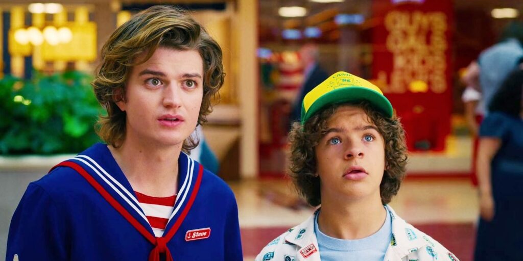 Steve and Dustin in 'Stranger Things' (Image: Netflix)