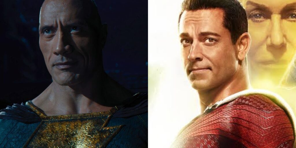 Black Adam and Shazam (Image: Warner Bros)