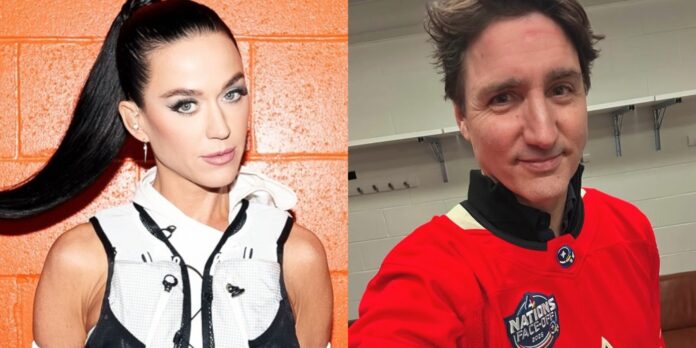 Katy Perry and Justin Trudeau (Image: instagram @katyperry @justintrudeau)