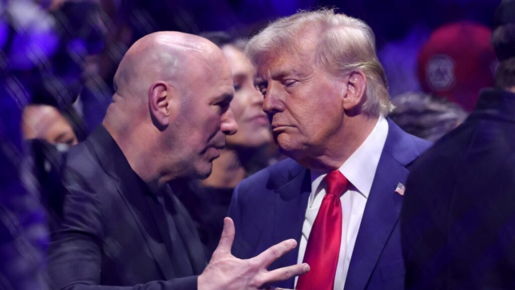 Dana White and Donald Trump