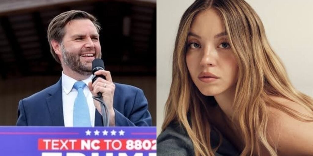 JD Vance and Sydney Sweeney for American Eagle (Image: american eagle, instagram @jdvance)