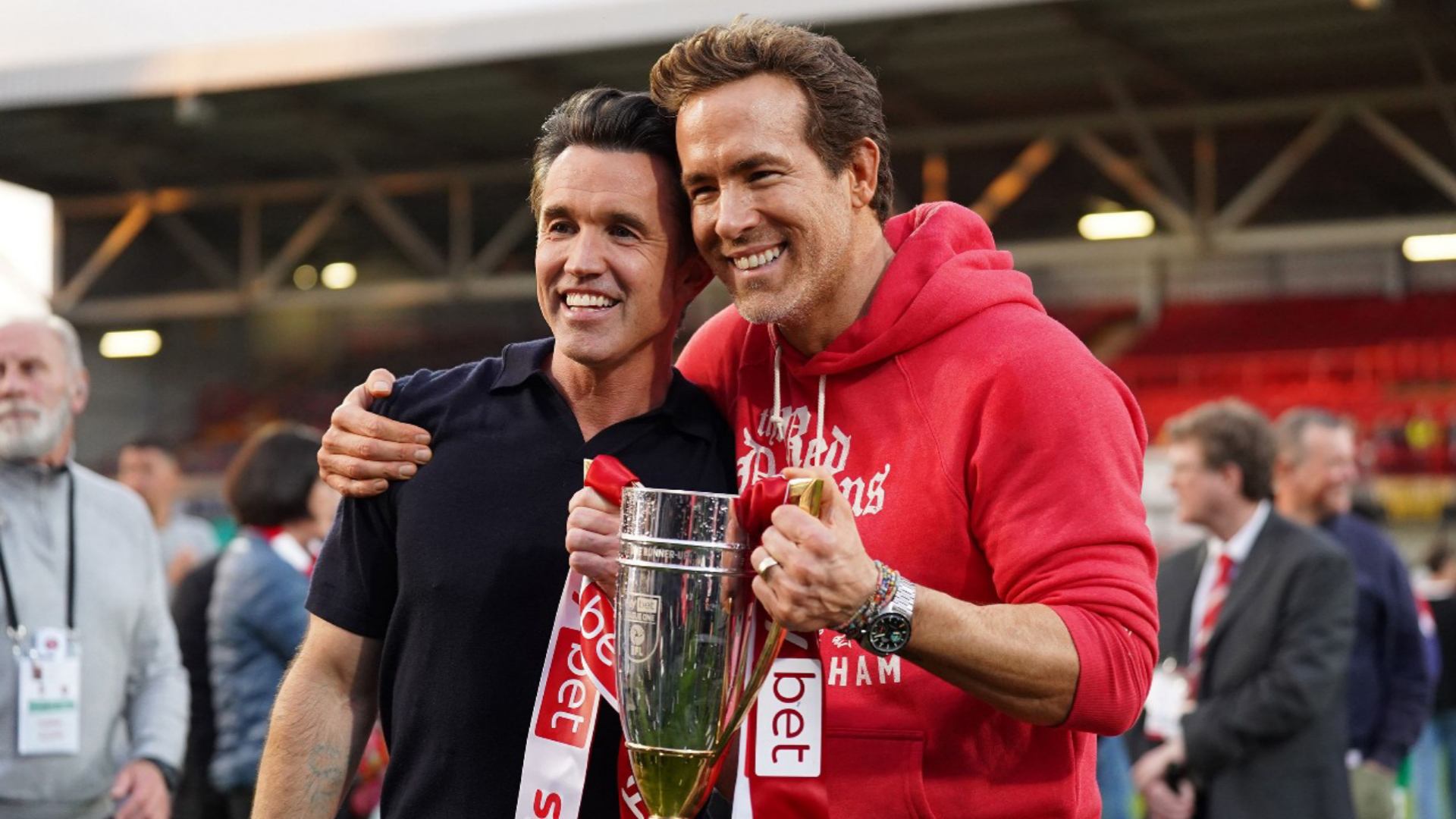 1. Ryan Reynolds and Rob McElhenney - Wrexham A.F.C.