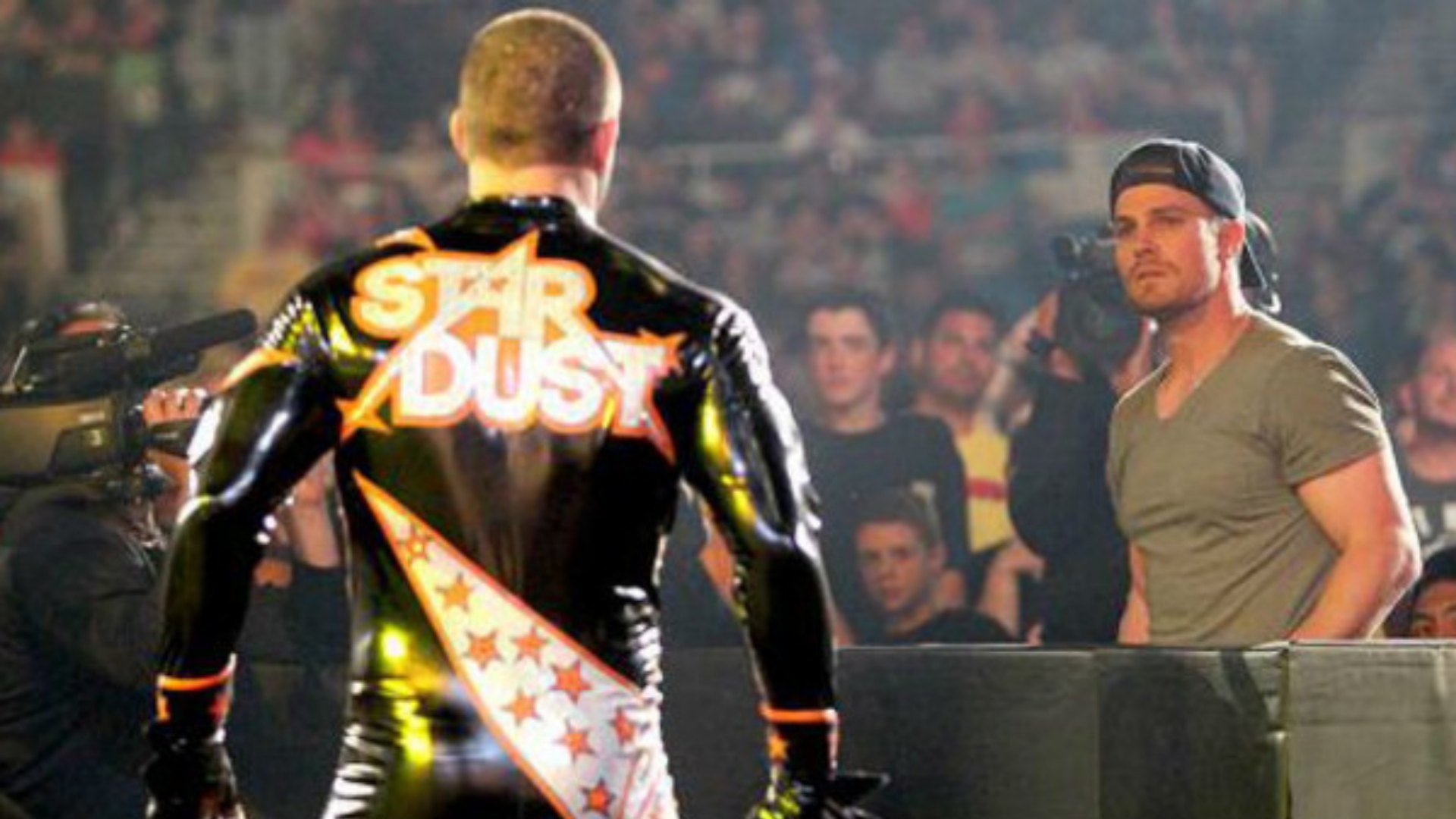 24. Stephen Amell became a wrestling wonder at SummerSlam