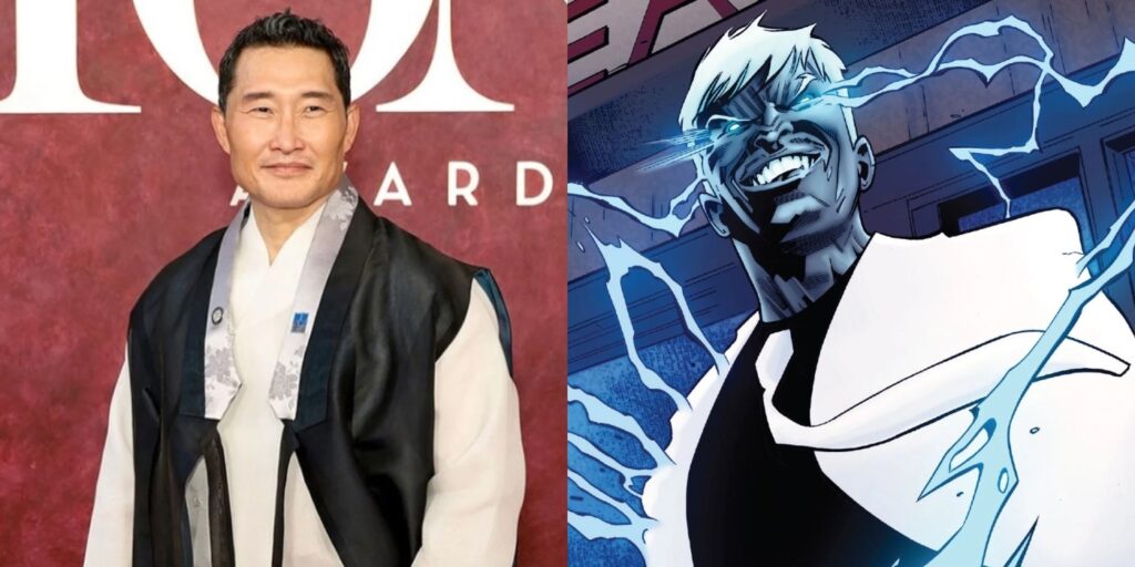 Daniel Dae Kim and Mister Negative (Image: instagram @danieldaekim, Marvel)