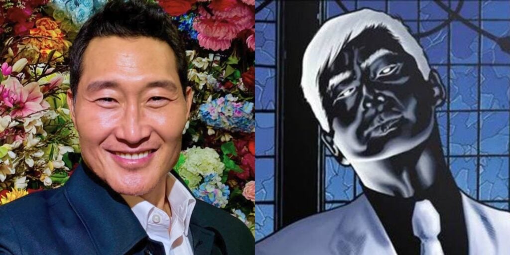 Daniel Dae Kim and Mister Negative (Image: instagram @danieldaekim, Marvel)