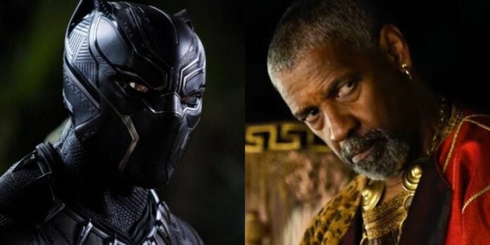 Black Panther and Denzel Washington in 'Gladiator 2' (Image: Paramount, Marvel)