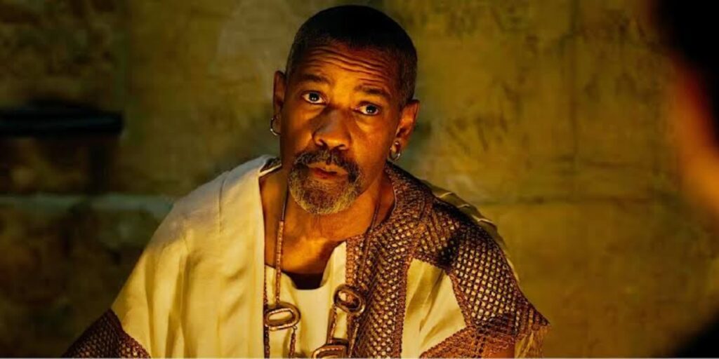 Denzel Washington in 'Gladiator 2' (Image: Paramount)