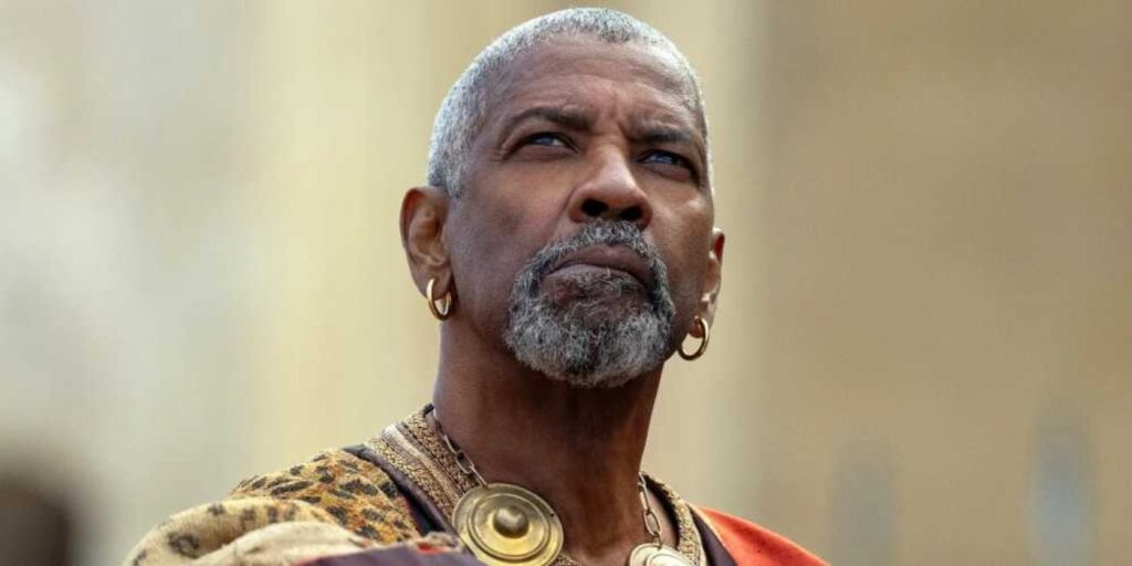 Denzel Washington in 'Gladiator 2' (Image: Paramount)