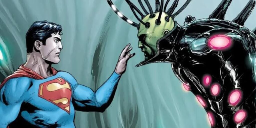 Superman and Brainiac (Image: DC)