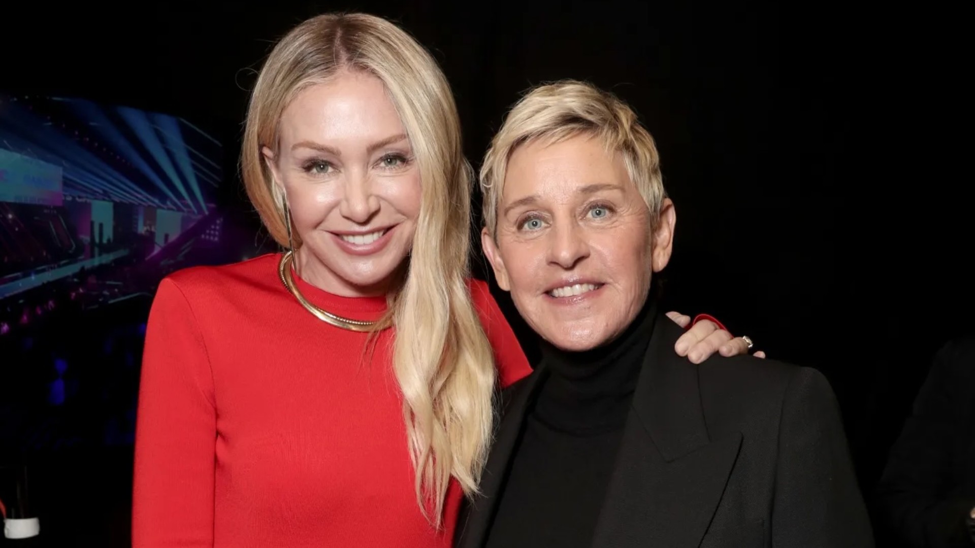 Portia de Rossi and Ellen DeGeneres