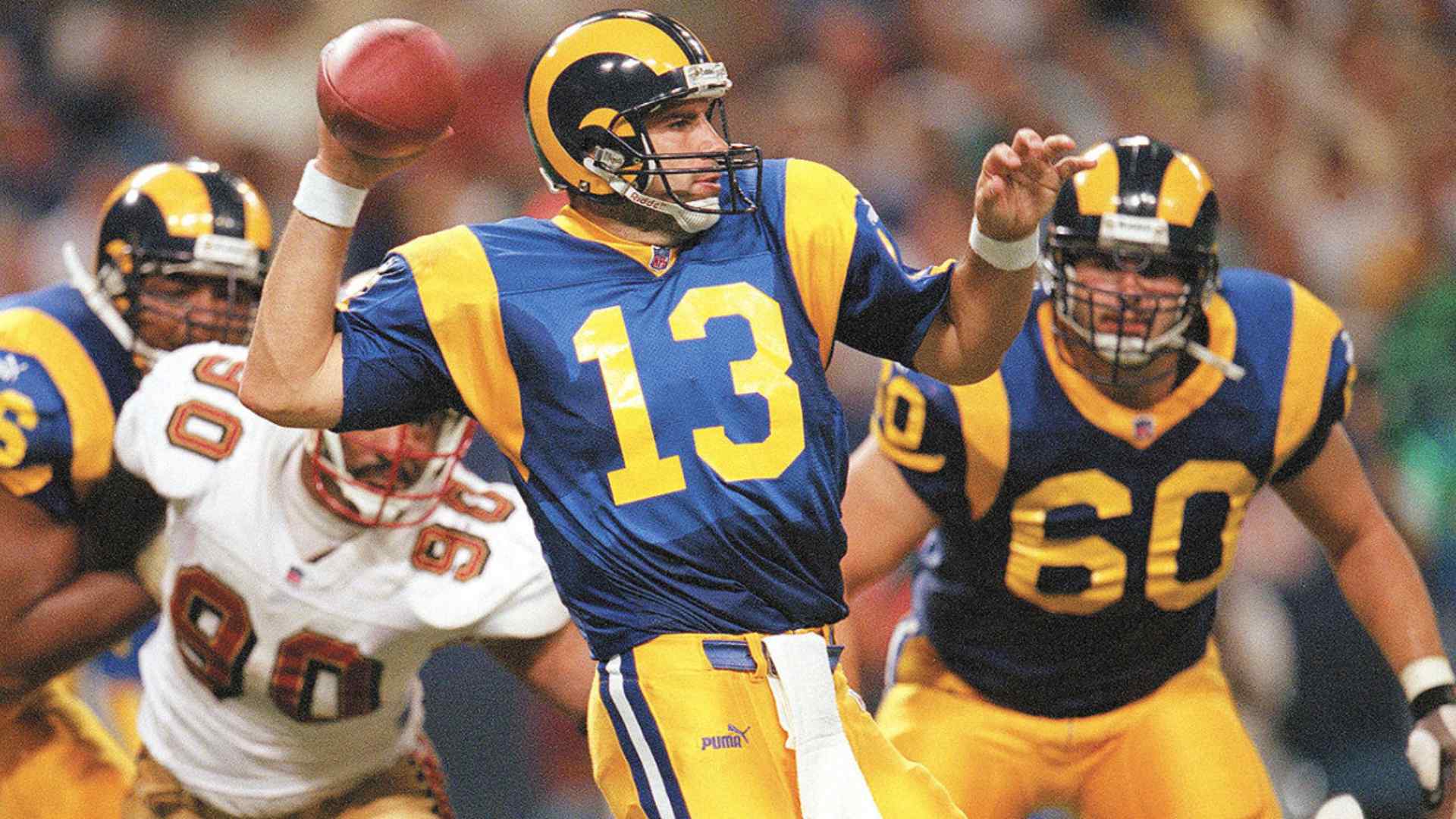 11) 1999 St. Louis Rams (13–3, SB XXXIV champs)