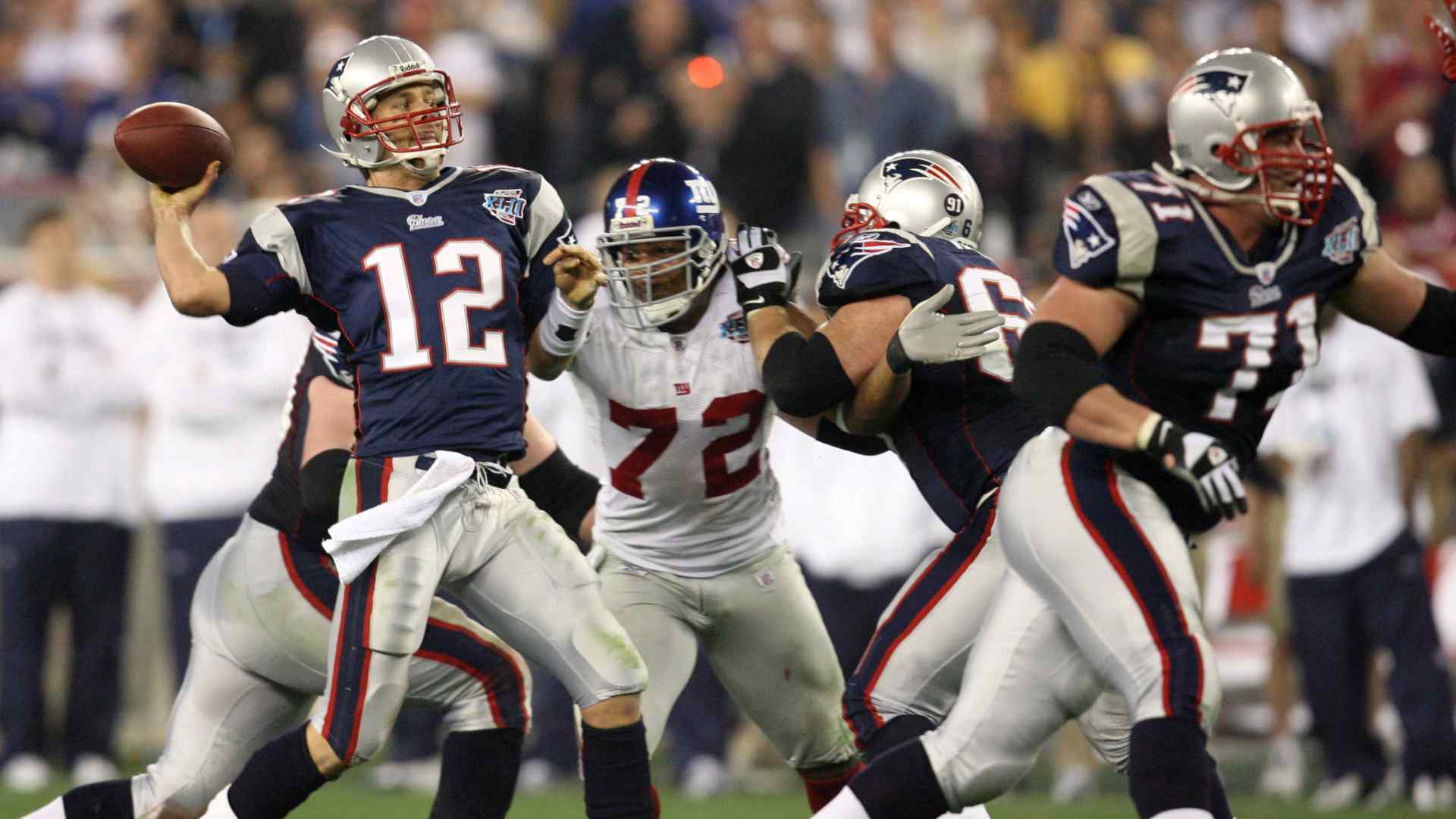 6) 2007 New England Patriots (16–0, lost SB XLII)
