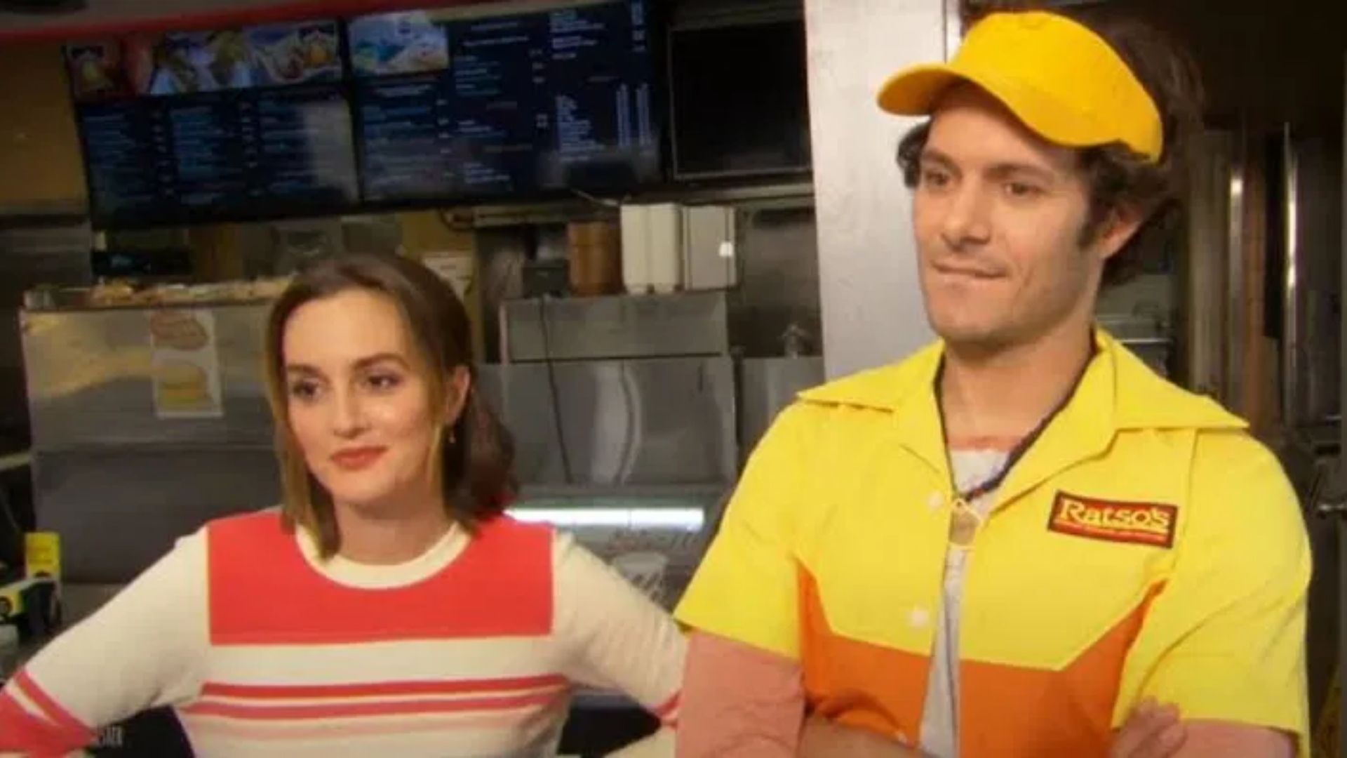 Adam Brody and Leighton Meester